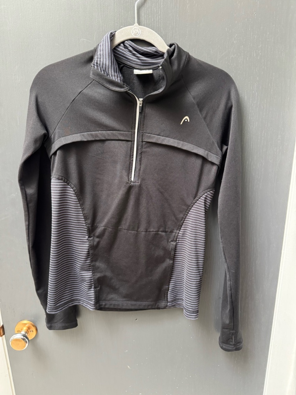 Head Women’s Black Half-Zip Pullover Top Size XS